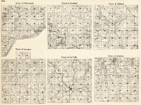 Sauk County - Merrimack, Excelsior, Dellona, Sumpter, La Valle, Ironton, Wisconsin State Atlas 1930c